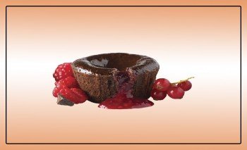 Petit Gateau Chocolate e Framboesa, 24x90g